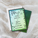 Search for bride silhouette invitations Leaves
