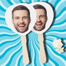 Search for hand fans Face on a stick