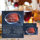 Search for wine glass business cards Restaurant