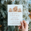 Search for it takes a village baby shower invitations Watercolor