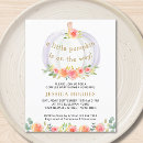 Search for little pumpkin baby shower Floral