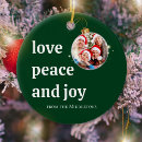 Search for peace ornaments Love peace joy