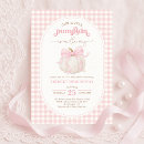 Search for gingham baby shower invitations Autumn