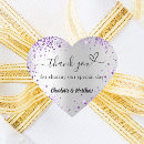Search for silver and purple wedding stickers Thank you