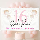 Search for sweet 16 banners 16th birthday