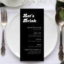 Recherche de boisson mariage menus Des boissons de