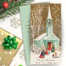 Search for vintage church christmas cards Gold