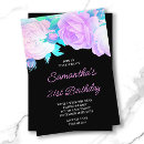 Search for iridescent birthday invitations Elegant