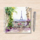 Search for eiffel tower notebooks Watercolor