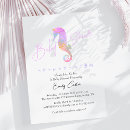 Search for seahorse baby shower invitations Pink