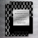 Search for silver art deco invitations Black and silver