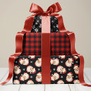Search for red santa wrapping paper From santa claus