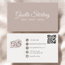 Search for hair care business cards Blush pink