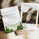 Search for watercolor mountain invitations Woodland forest trees
