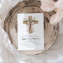 Search for greenery christening invitations Wildflower