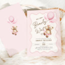 Recherche de ours bébé invitations Nous pouvons attendre