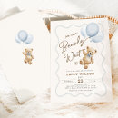 Search for trendy baby boy shower invitations We can bearly wait
