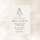 Search for cake wedding invitations Elegant