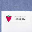 Search for raspberry return address labels Fruit