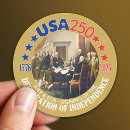 Search for declaration independence stickers July 4th