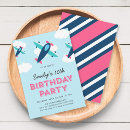 Search for airplane party invitations Pilot
