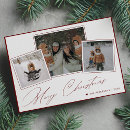 Search for horizontal christmas cards Red and white