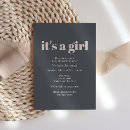 Search for grey baby girl shower invitations Simple