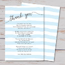 Search for poem thank you cards Baby shower