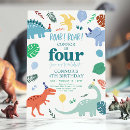 Search for 4 year old boy birthday invitations Boy dinosaur party