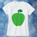 Search for green apple tshirts Food