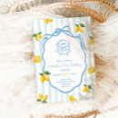 Search for lemon 1st birthday invitations Blue