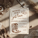 Search for western invitations Nothing fancy just love