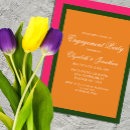 Search for hot pink and green invitations Colourful