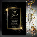 Search for cheers to 70 years invitations Elegant