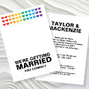 Search for gay pride wedding invitations Mrs and mrs