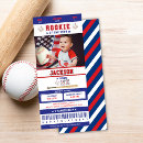 Search for baseball ticket birthday invitations Our little rookie