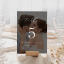 Search for engagement table cards Unique
