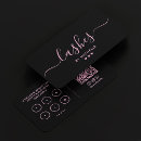 Search for nails and lashes business cards Cosmetologist