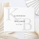 Search for black and white guest books Chic