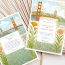 Search for san francisco wedding invitations Golden gate bridge