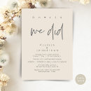 Search for we did it wedding invitations Elopement