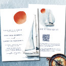 Search for sailing wedding invitations Watercolor