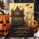 Search for eerie halloween invitations Haunted house