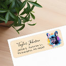 Search for french bulldog return address labels Cute