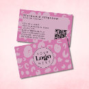 Search for leopard print business cards Hair stylist photographer consultant