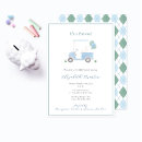 Search for golf cart invitations Preppy