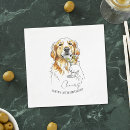 Search for golden retriever napkins Dog lover