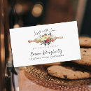 Search for rolling pin baking business cards Floral