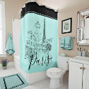 Search for paris shower curtains France