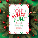 Search for oh what fun seasonal invitations Colourful